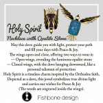 14K Gold Holy Spirit Charm - Small size